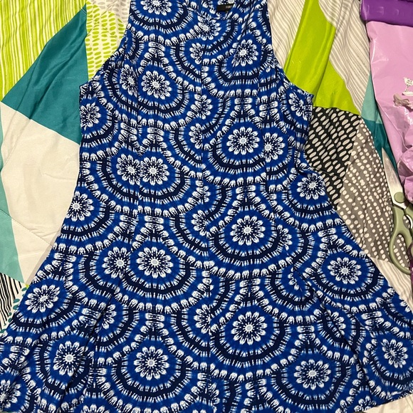 Forever 21 Other - Forever 21 Blue and White Patterned Romper